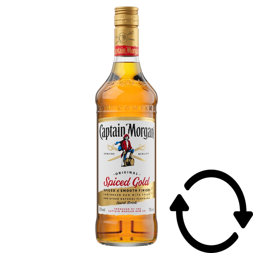 Captain Morgan Spiced Gold fűszeres jamaicai rumból készült szeszesital 35% 0,7 l