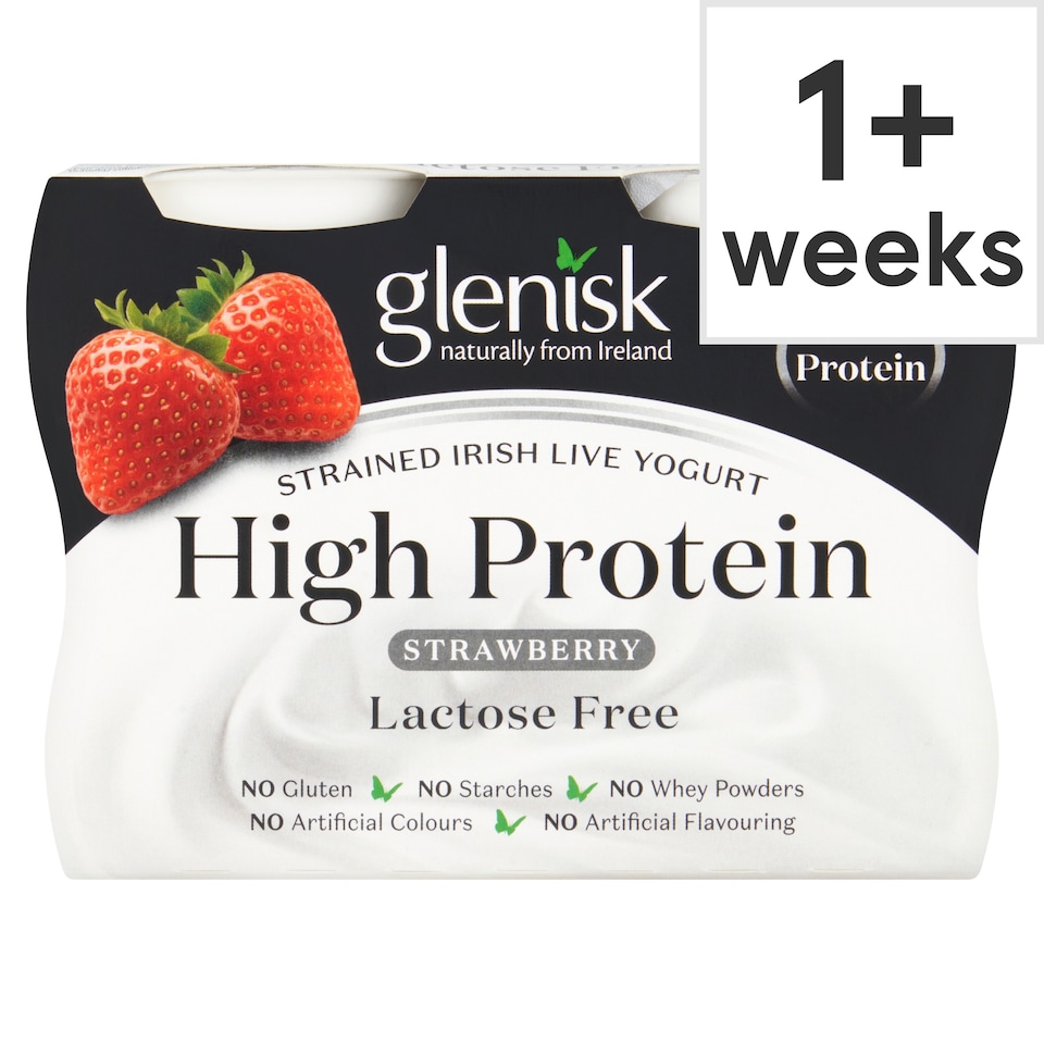 Glenisk Strawberry 0% Greek 4 Pack