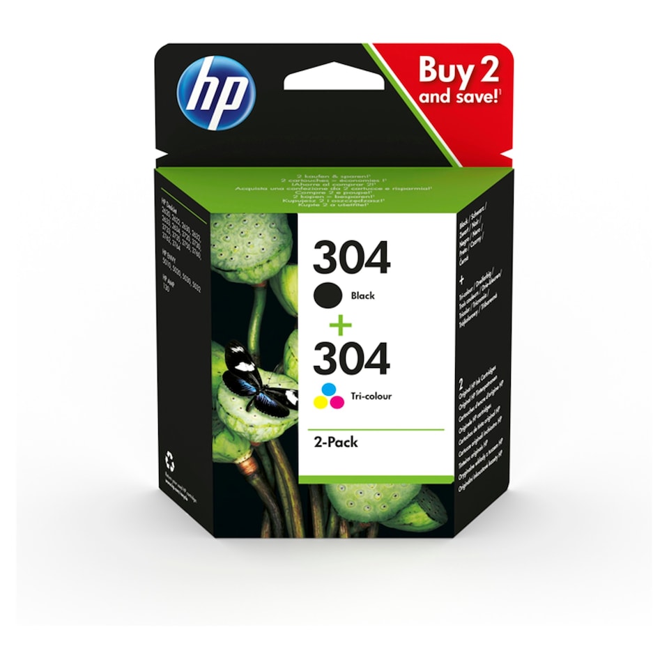 image 1 of Hp 304 Multipack Printer Ink