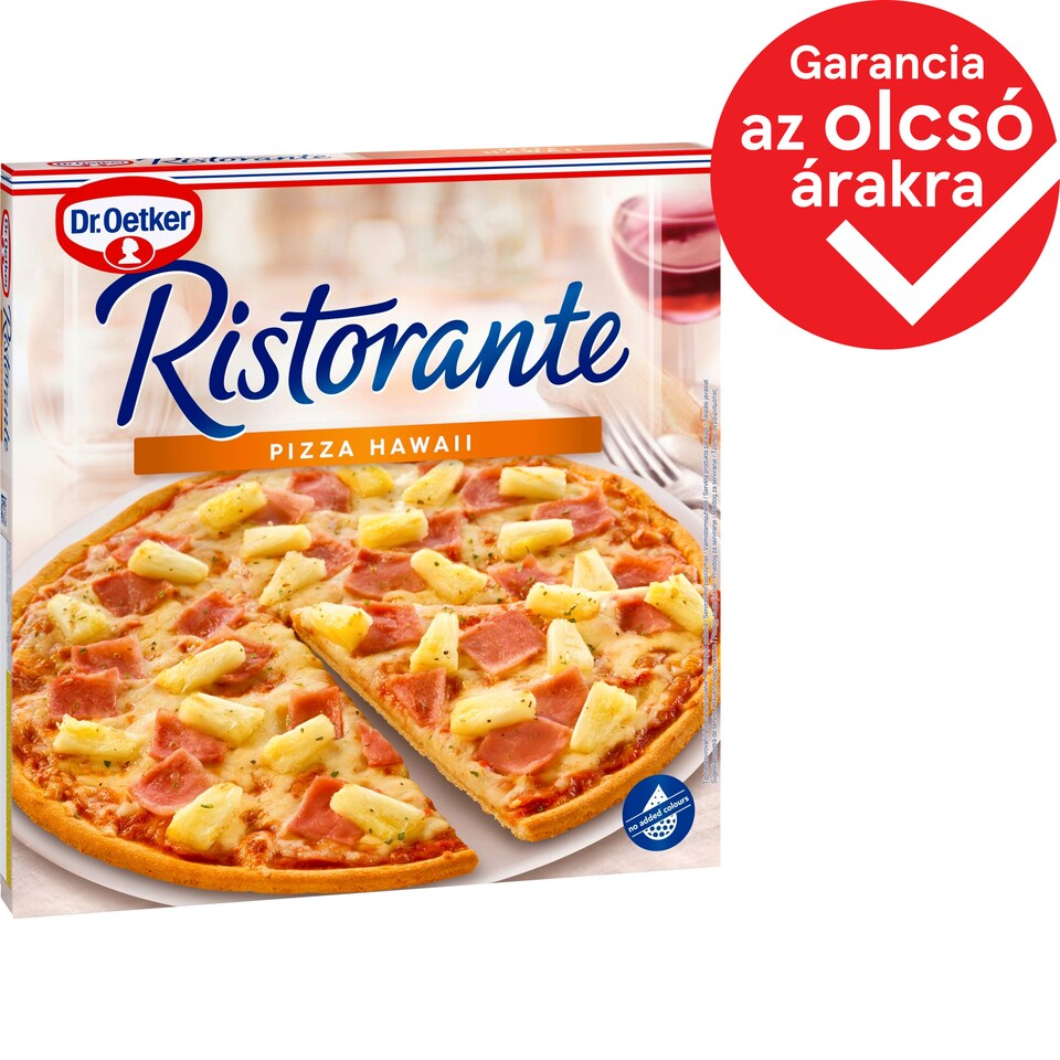 Dr. Oetker Ristorante Pizza Hawaii pizza ananásszal, sonkával és sajttal 355 g