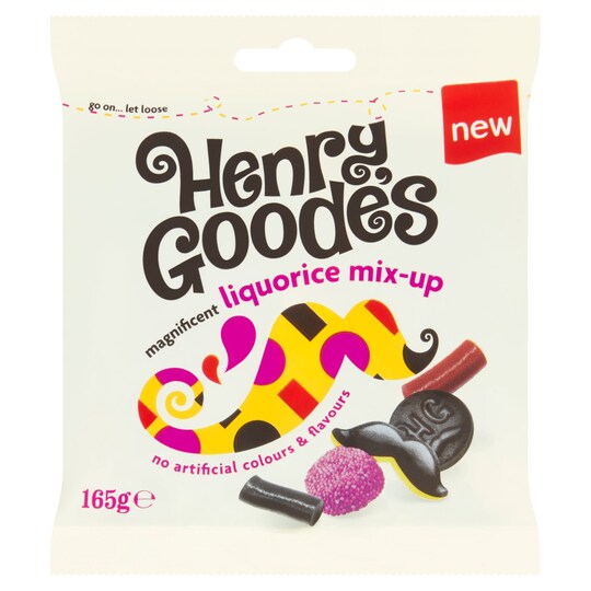 Henry Goode's Liquorice MixUp 165G Tesco Groceries