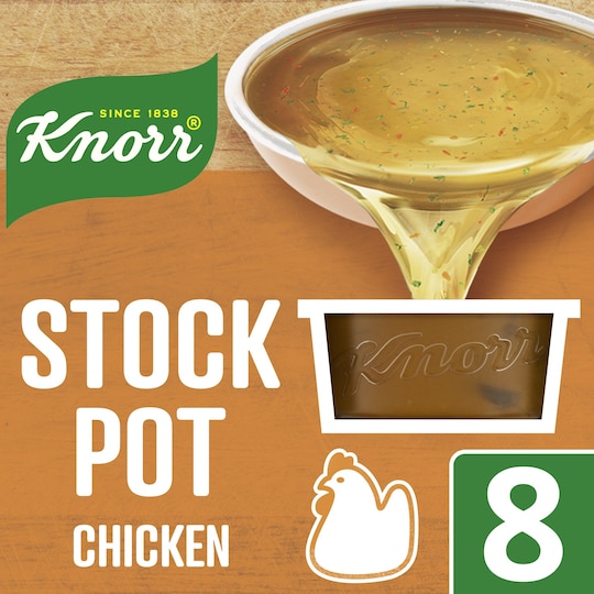 Knorr Chicken Stock Pot 8'S 224G Tesco Groceries