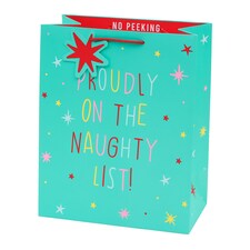 T. Naughty List Large Gift Bag
