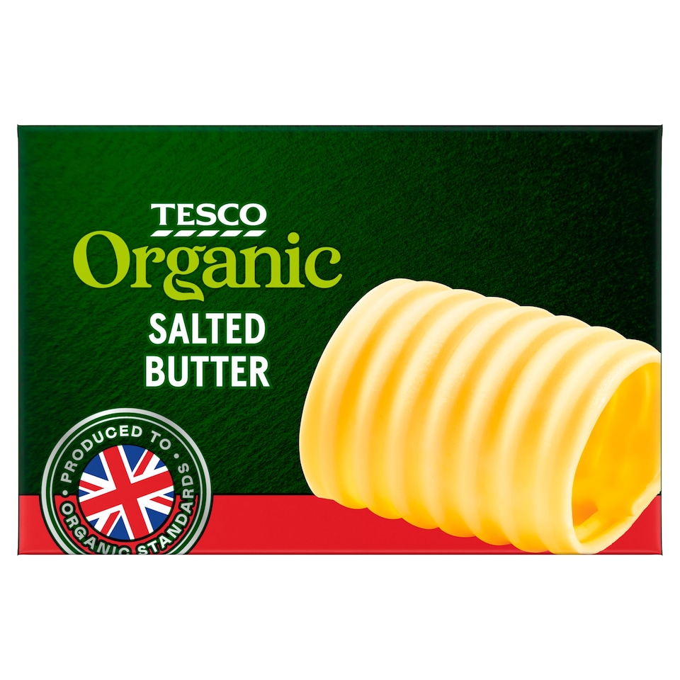 Tesco Organic Salted Butter 250G