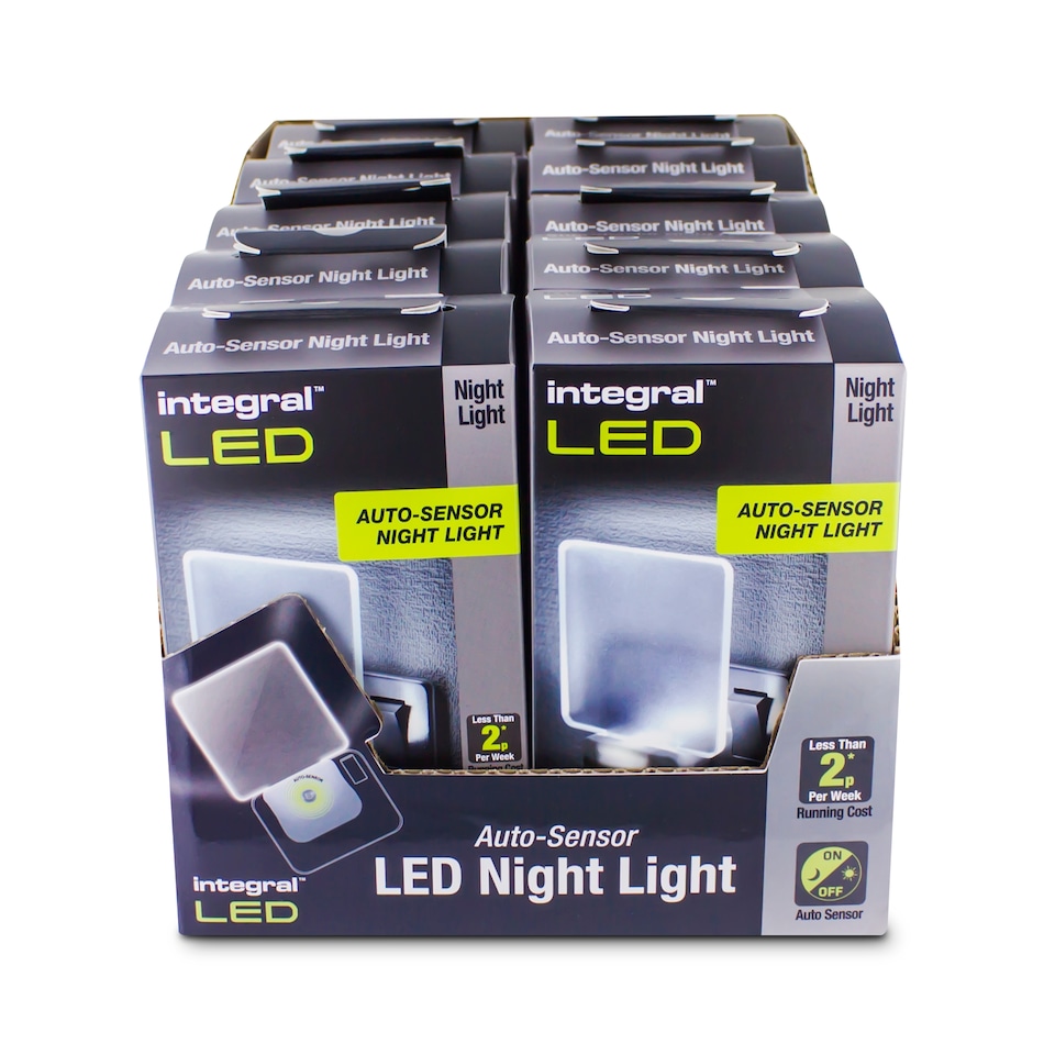 Integral Plug in Motion Sensor LED Night Light