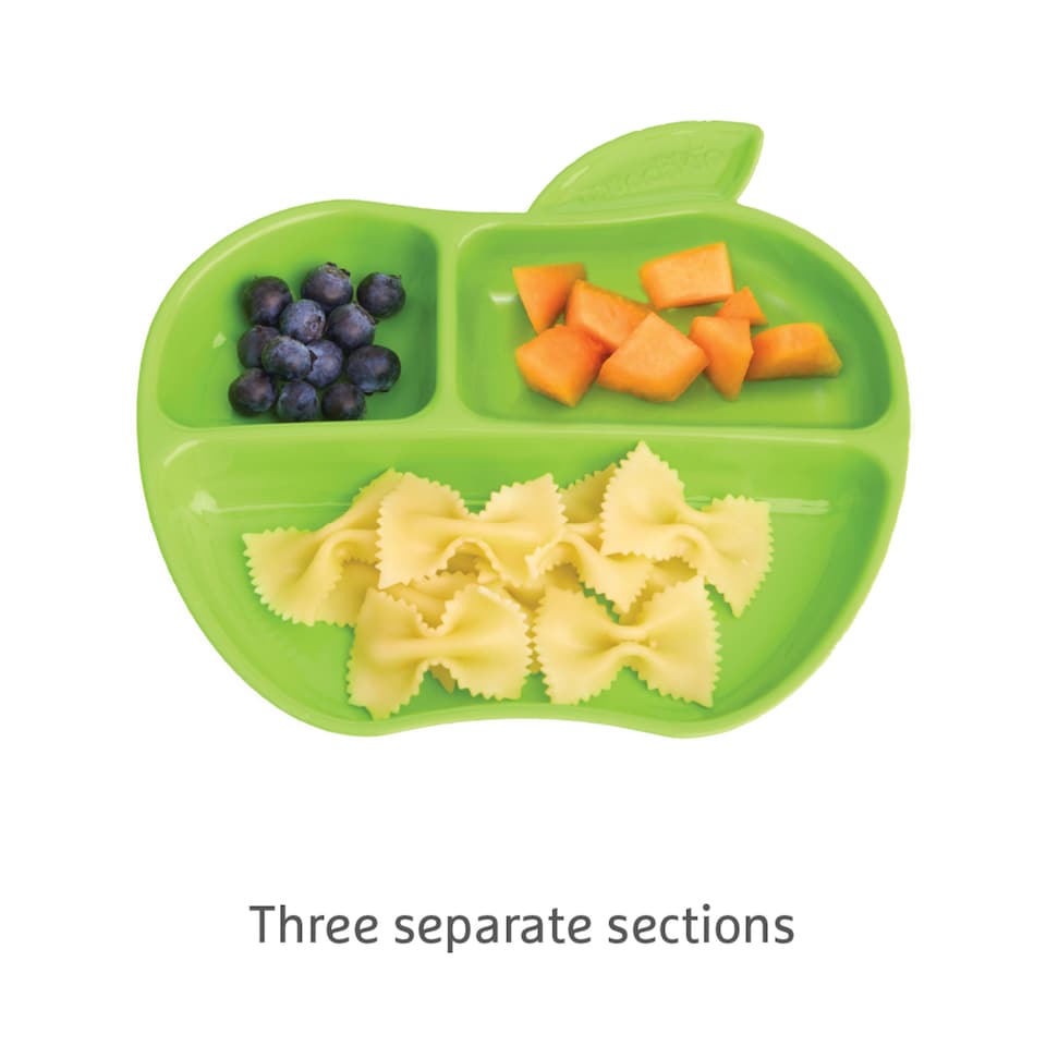 image 1 of Munchkin Lil Apple Plates 3 Pack
