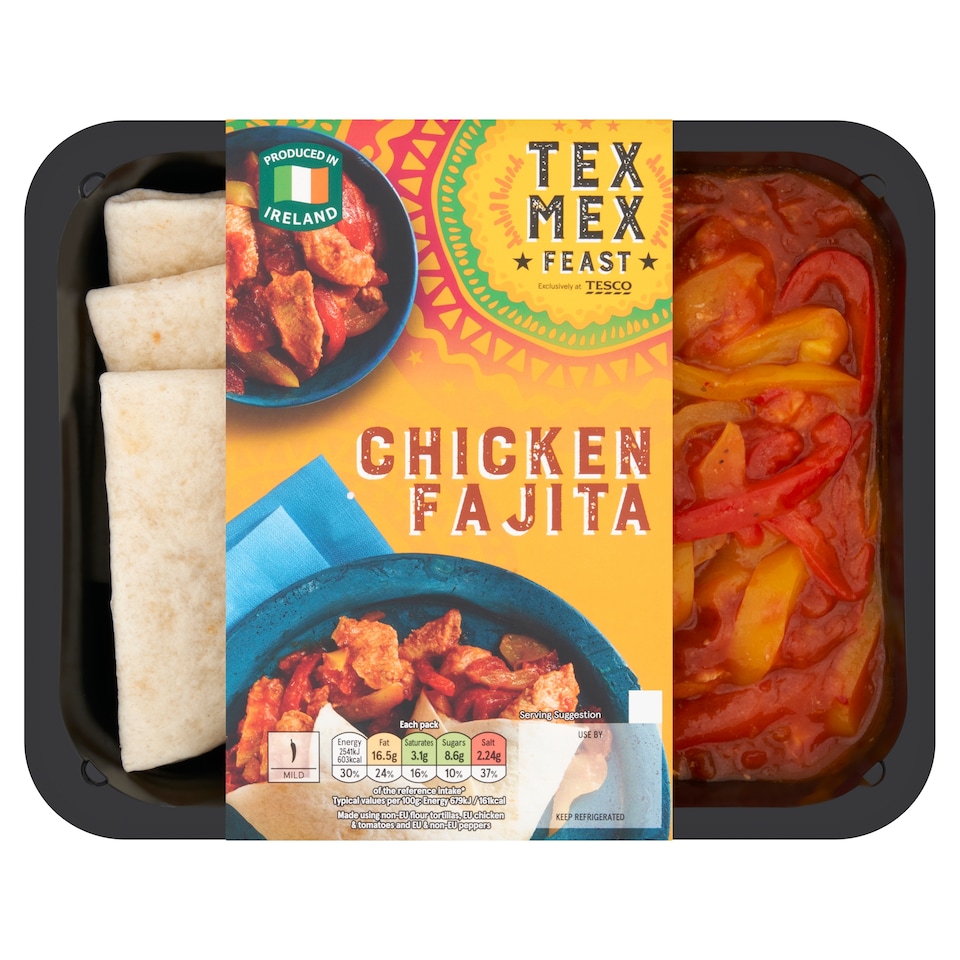 Tesco Tex Mex Feast Chicken Fajita 400g