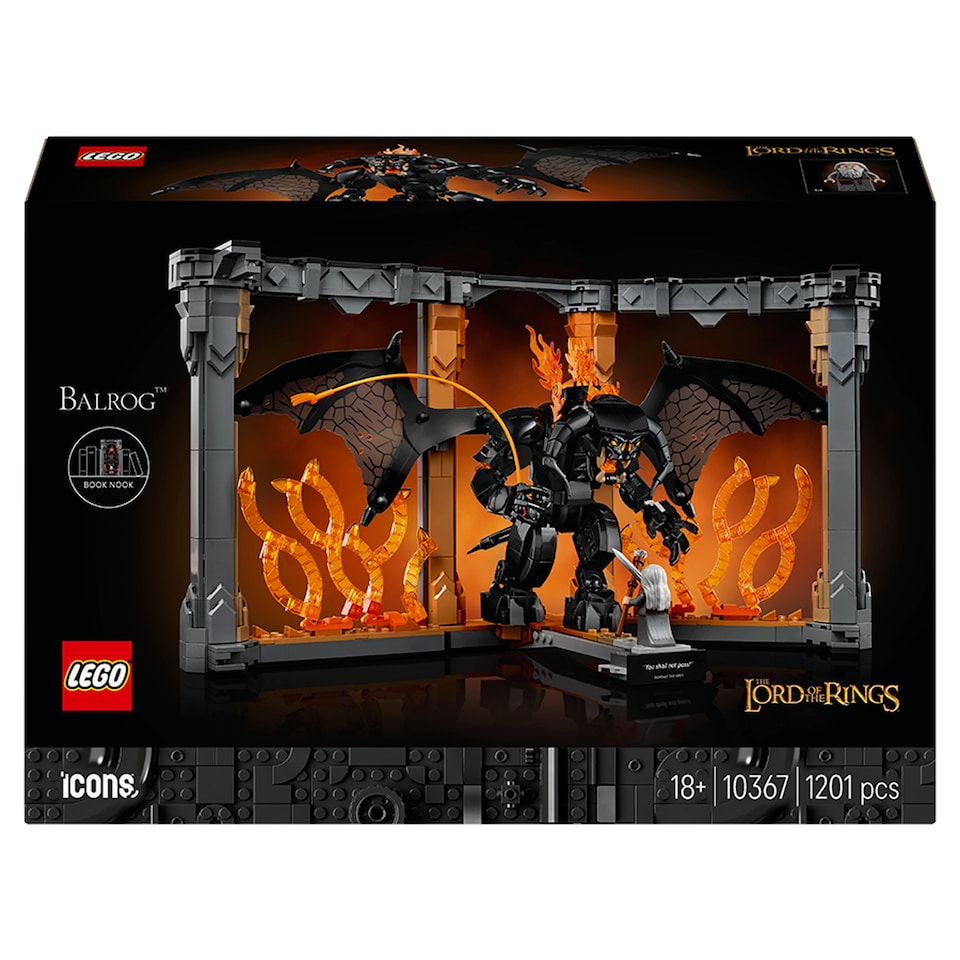 LEGO Icons 10367 Könyvkuckó: A Gyűrűk Ura: Balrog  1. kép