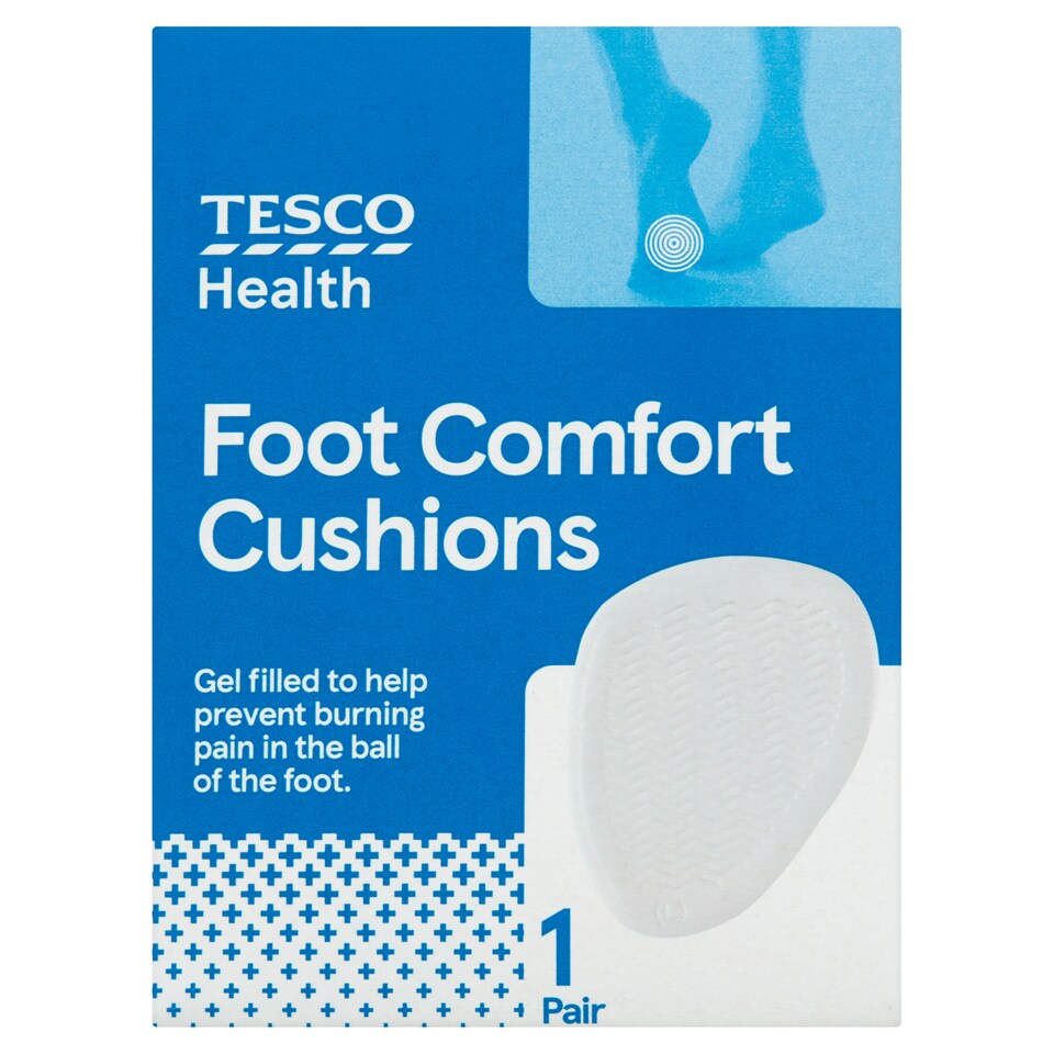 Tesco Health Clear Foot Comfort Cushions