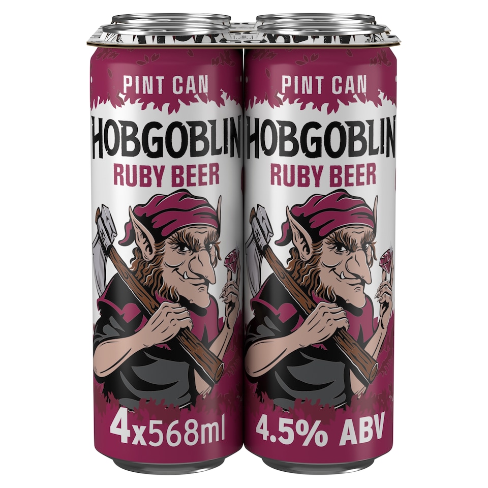 image 1 of Hobgoblin Ruby Ale Beer Can 4x568ml