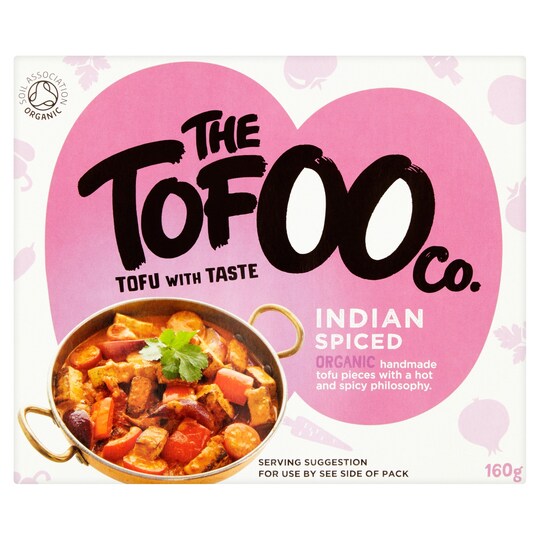 The Tofoo Co Indian Diced Tofu 160g Tesco Groceries