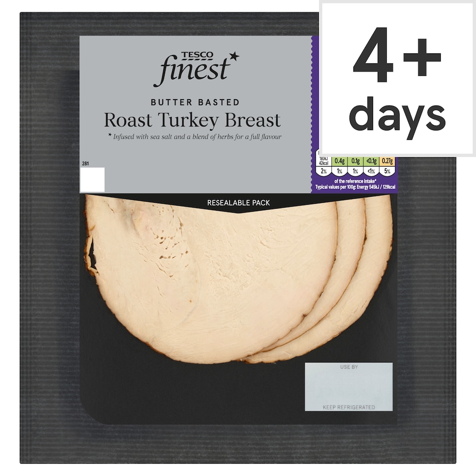 Tesco Finest Roast Turkey Breast 100g