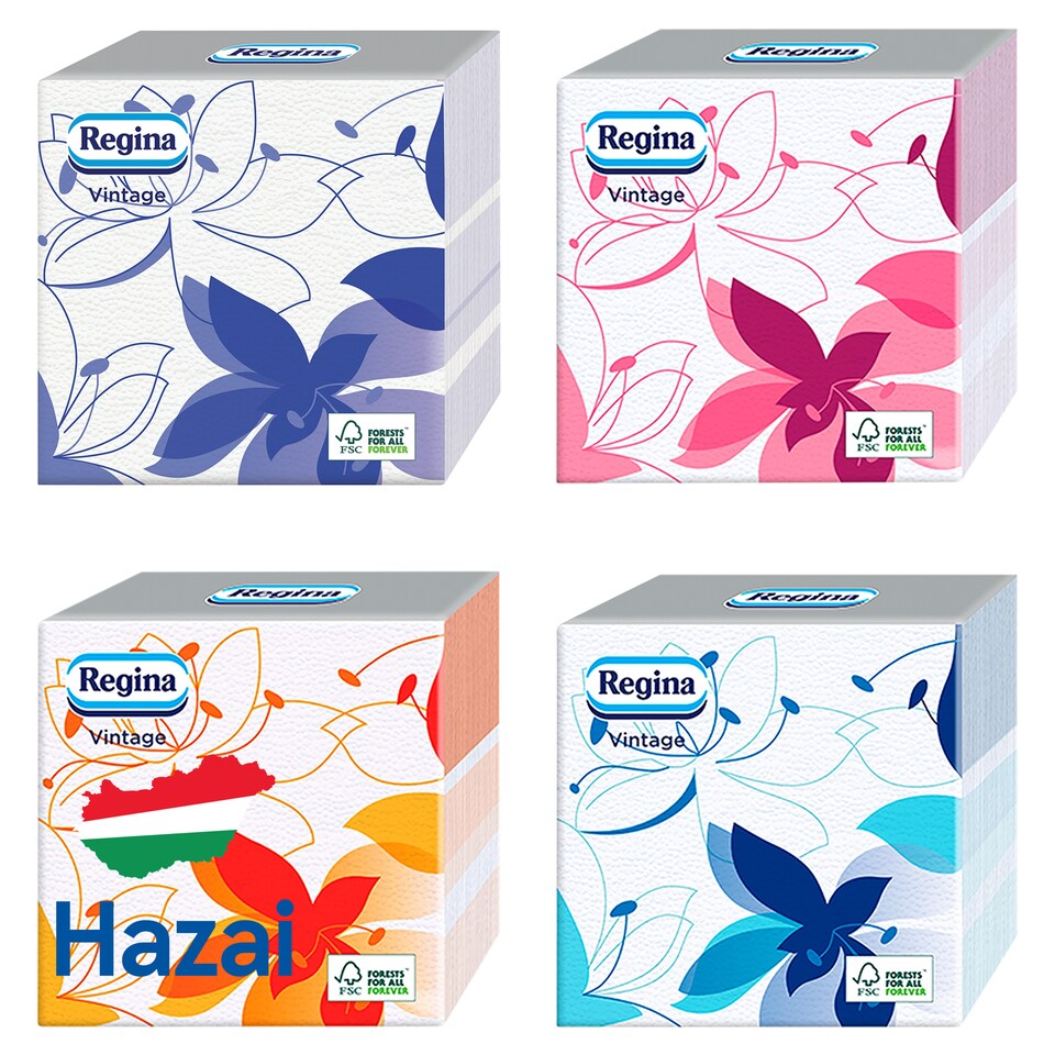 Regina Vintage szalvéta 33 x 33 cm 1 rétegű 45 db