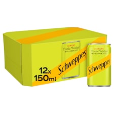 Schweppes Slimline Tonic With Lemon 12X150ml