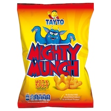 Tayto Mighty Munch Hot And Spicy Potato Snacks 31G