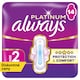 image 1 of Always Platinum Sanitary Towels Super (Size 2) 14 Pads