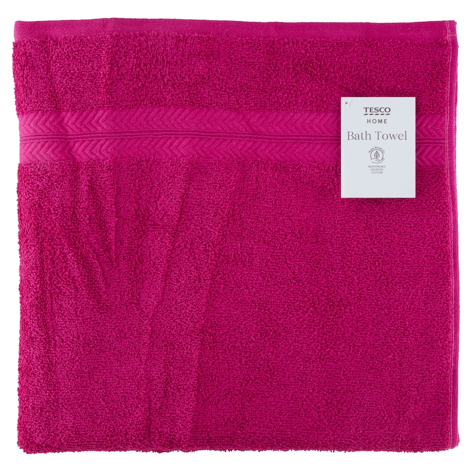 Tesco Home Bath Towel 70 cm x 127 cm