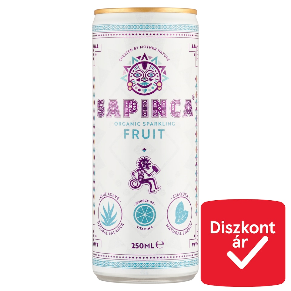 Sapinca Organic Sparkling Fruit Drink 250 ml