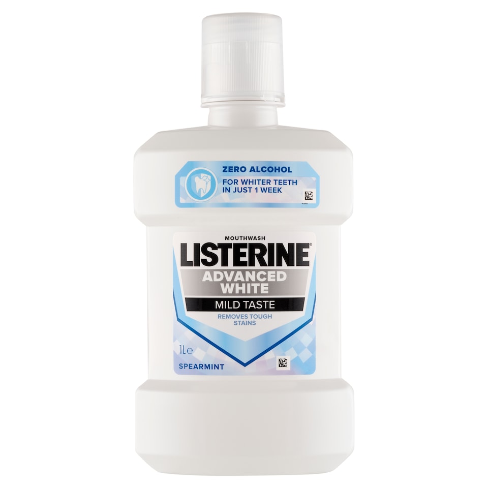Listerine Advanced White Mild Taste szájvíz 1 l