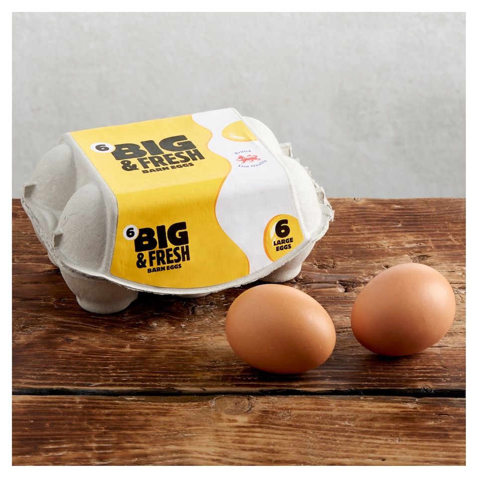 image 1 of Big & Fresh Barn Eggs 6 Large