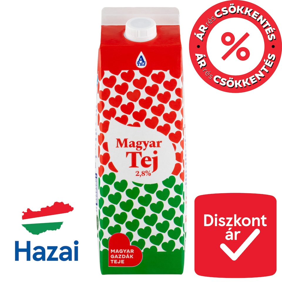image 1 of Magyar Tej ESL Milk 2,8% 1 l