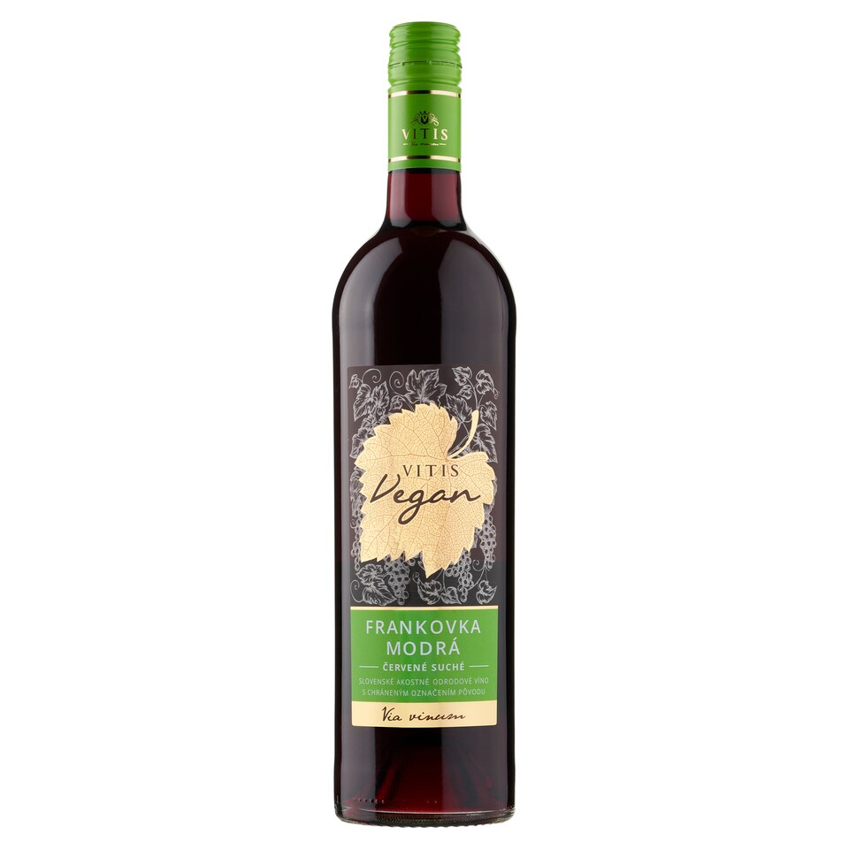 image 1 of Vitis Vegan Frankovka modrá slovenské akostné odrodové víno červené suché 0,75 l