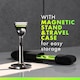 image 5 of Gillette Labs Men's Razor Magnetic Stand Travel Case 4 Blades