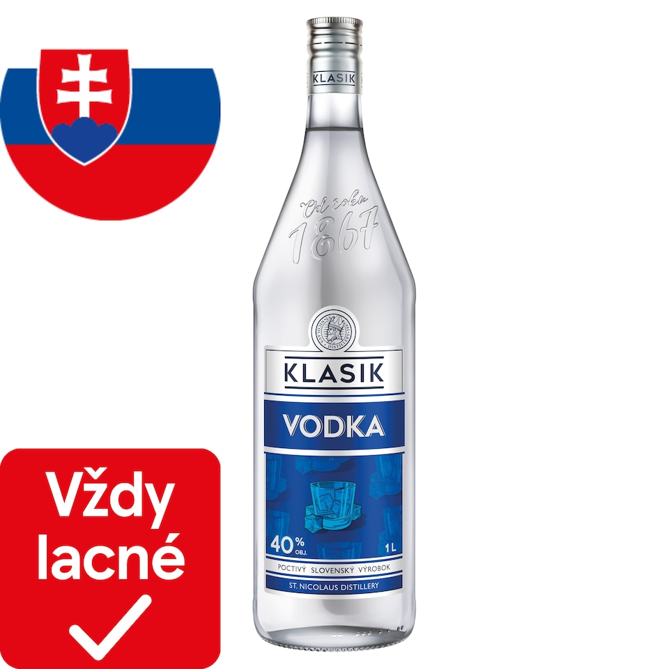 St. Nicolaus Klasik Vodka 40% 1 L