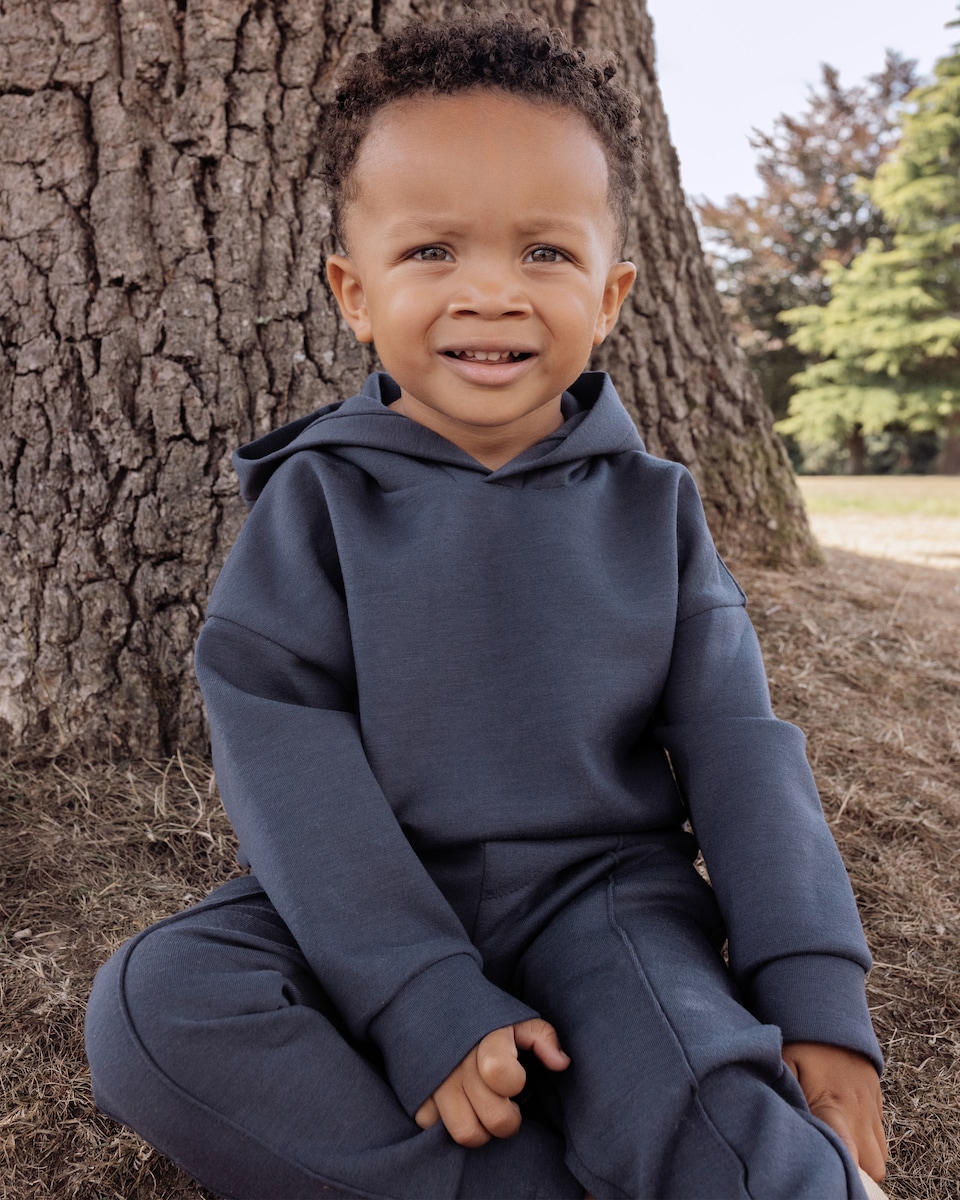 image 1 of F&F x Samantha Faiers 2-Piece Hoodie and Joggers Set Set in Navy