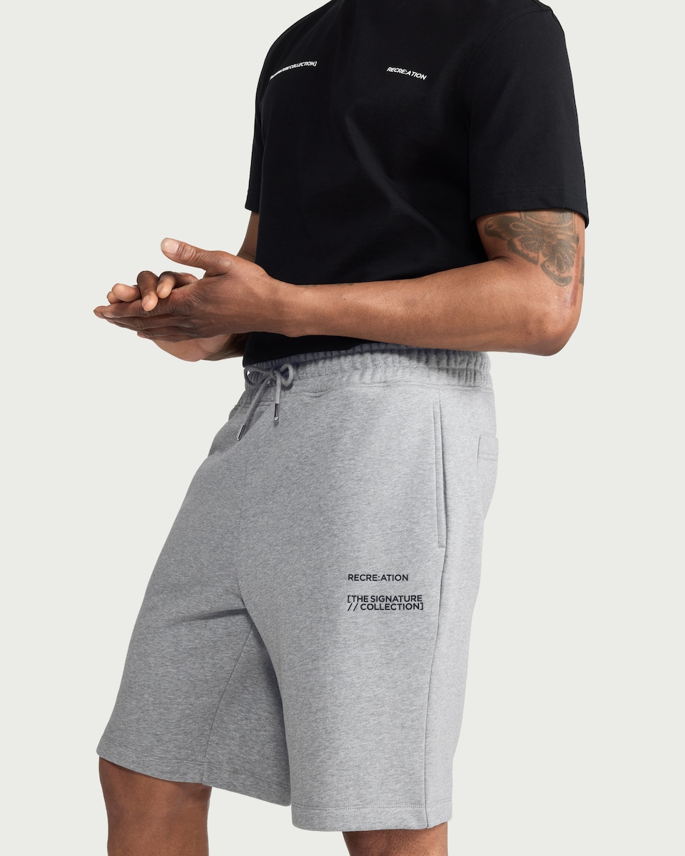 image 1 of F&F Active EVERYHOUR Cotton Rich Shorts in Grey