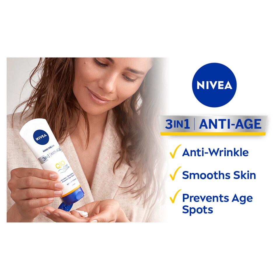 image 1 of NIVEA Q10 3in1 Anti-Age Hand Cream 100ml