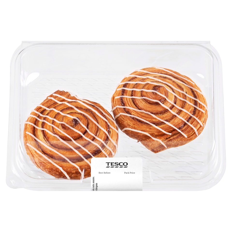 image 1 of Tesco Cinnamon Swirls 2 Pack