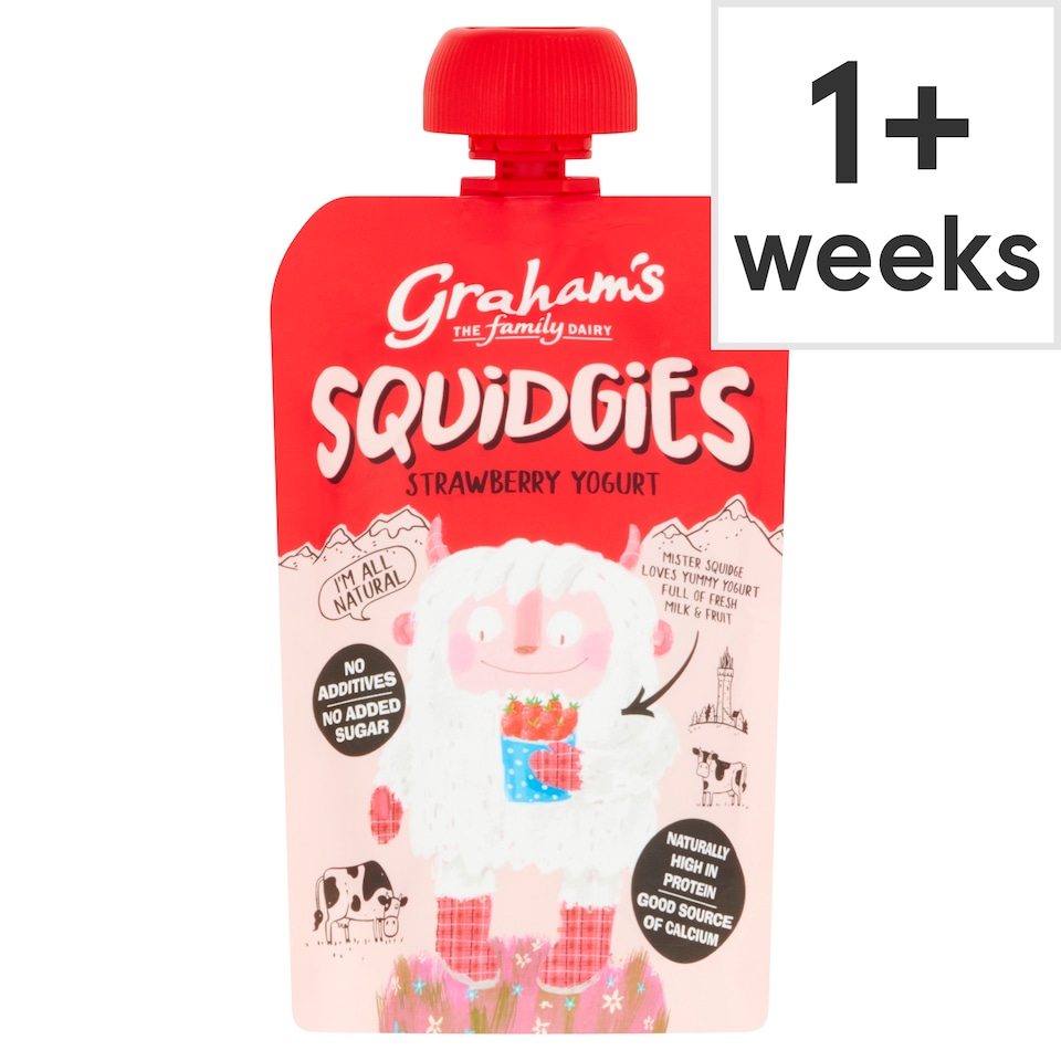 Graham's Dairy Squidgies Strawberry Yogurt 100G