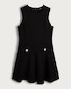 image 4 of F&F Embellished Pocket Sleeveless A-Line Dress in Black