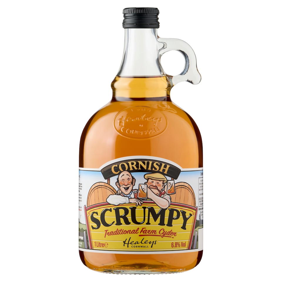 Scrumpy Flagon Cornish Scrumpy Medium Dry 1L - Tesco Groceries