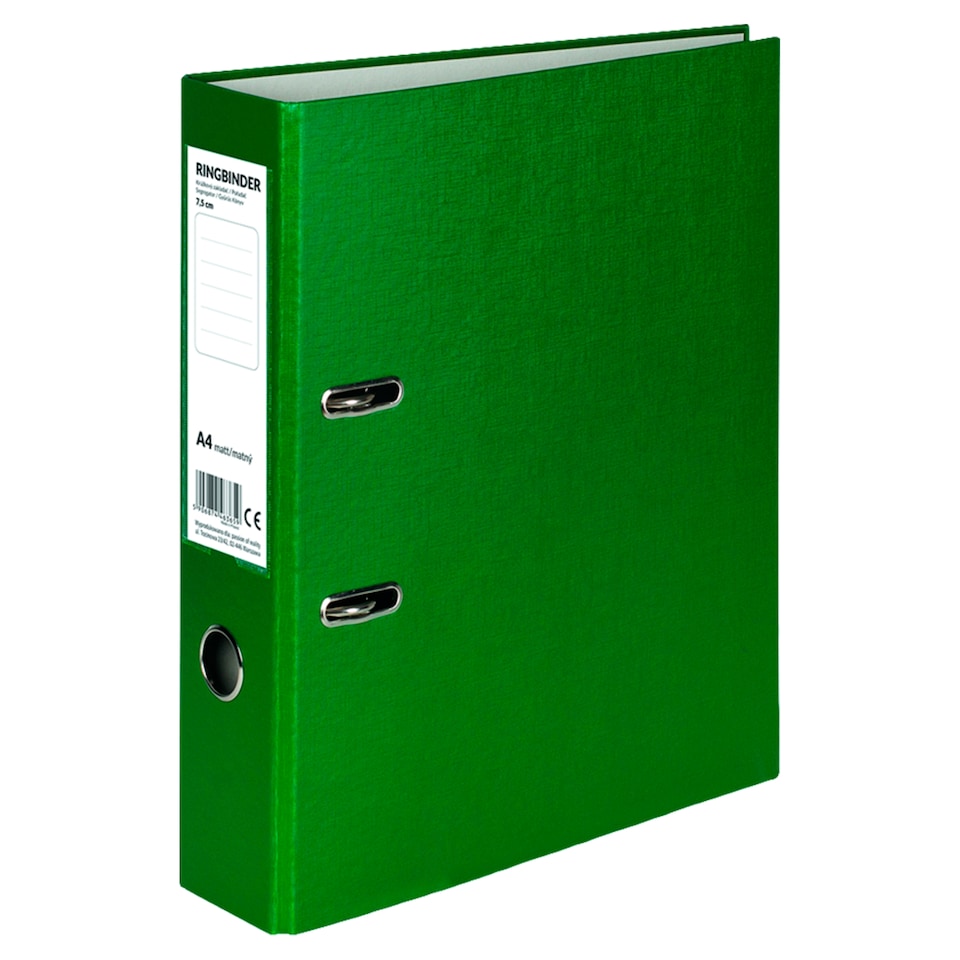 Ringbinder A4 Matt Green 7.5 cm