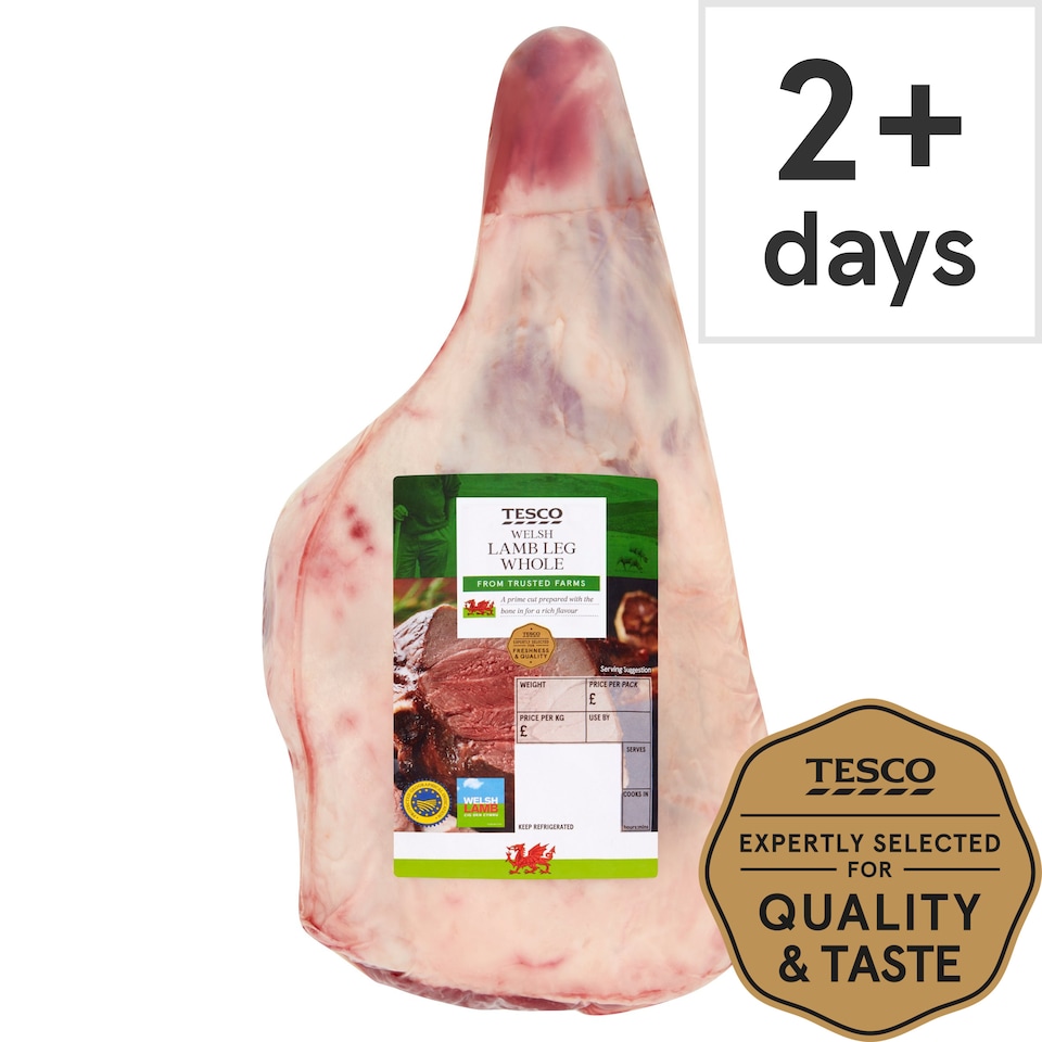 Tesco Lamb Whole Leg Joint Welsh Tesco Groceries
