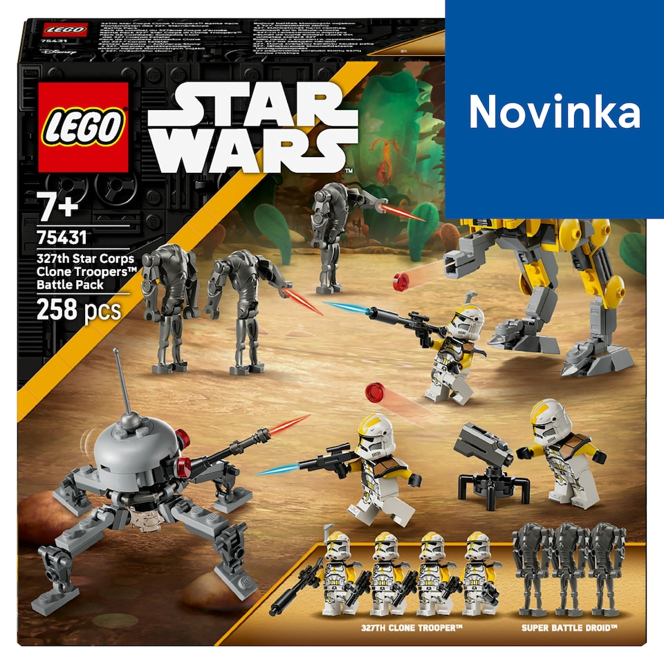 obrázok 1 z LEGO Star Wars 75431 Bojový balíček klonových vojakov z 327. hviezdneho zboru