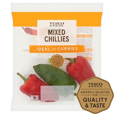 Tesco Mixed Chillies 65G