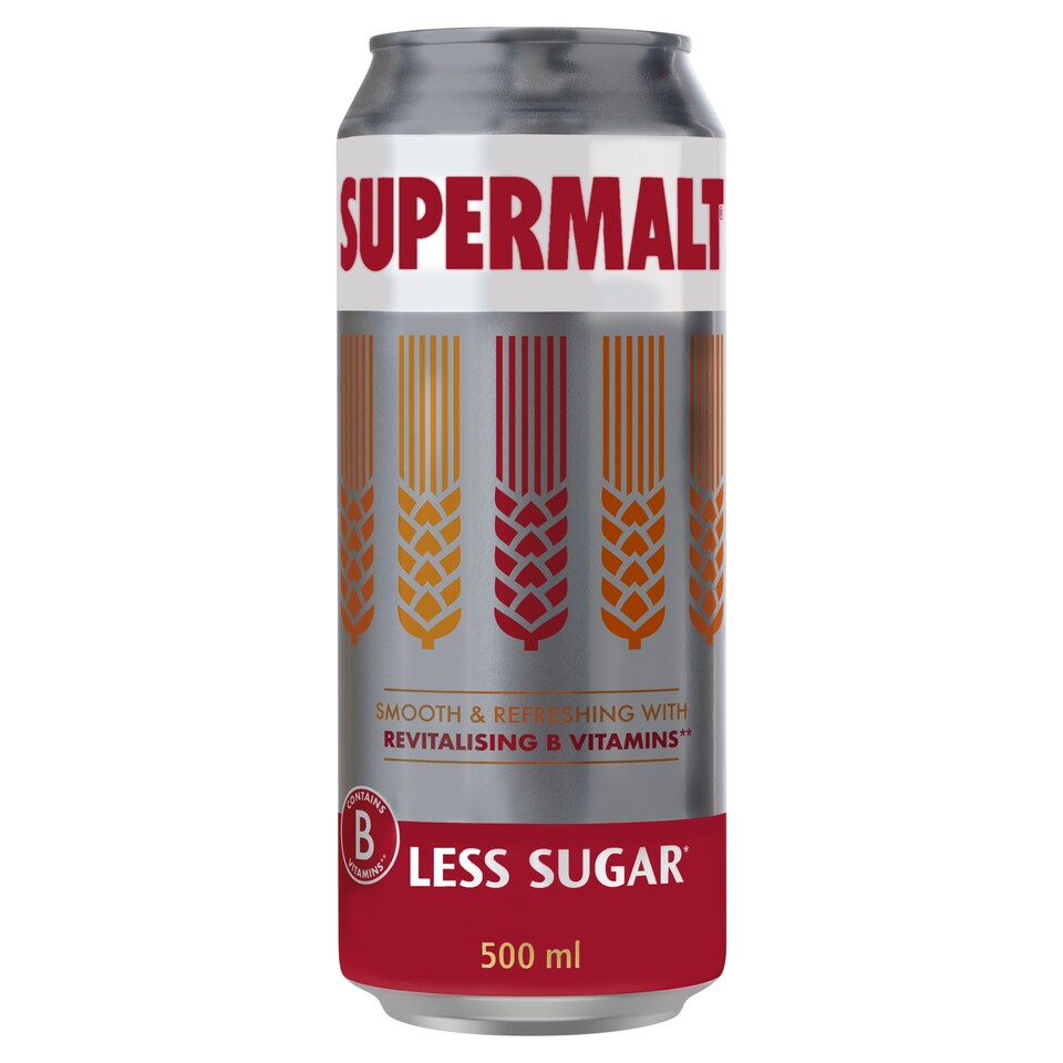 Supermalt Less Sugar 500ml 