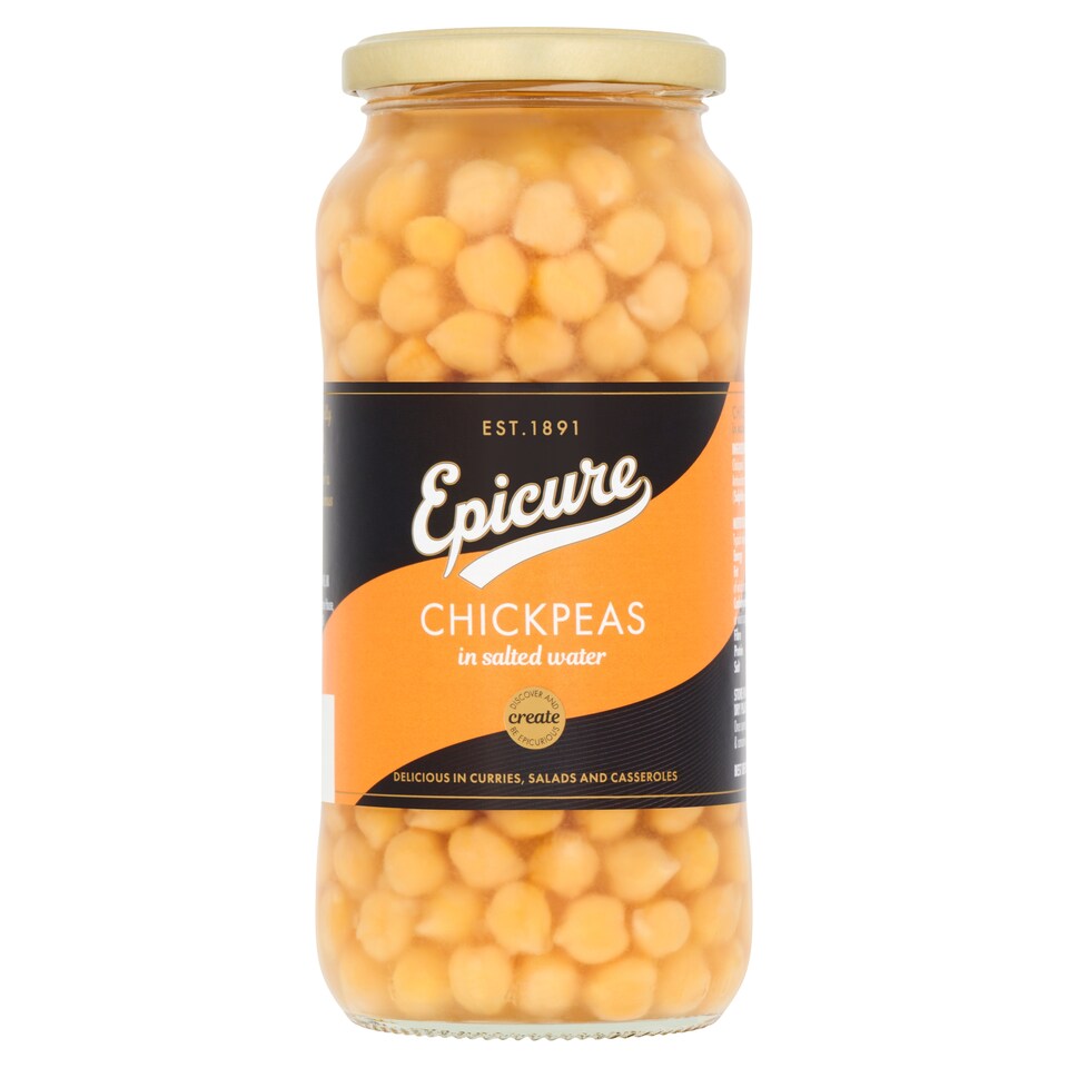 Epicure Chickpeas in Salted Water 540g