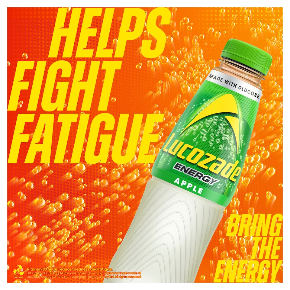 image 1 of Lucozade Energy Apple Blast 4X380ml