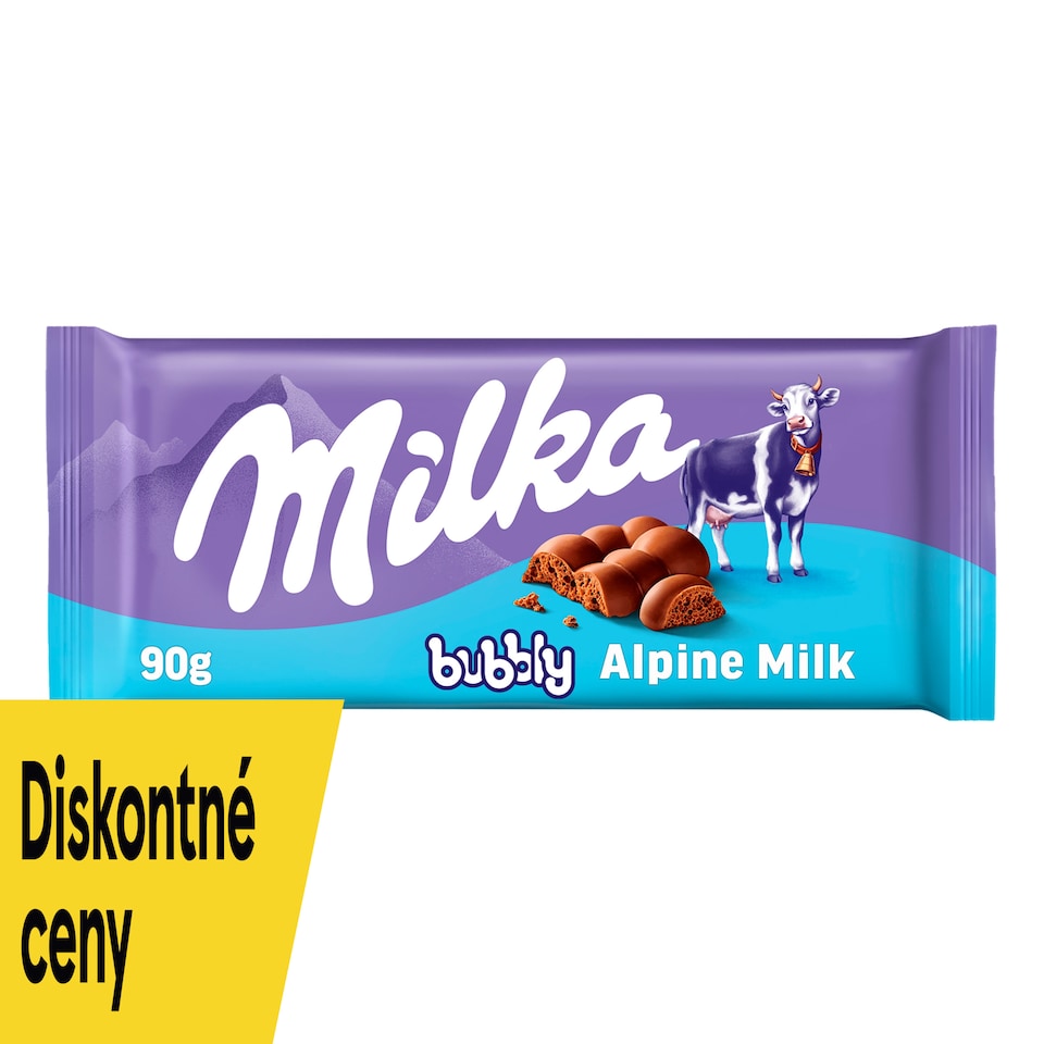 obrázok 1 z Milka čokoláda Bubbly mliečna s bublinkami 90 g