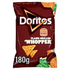 Doritos Tortilla Chips Burger King Flame Grilled Whopper 180g