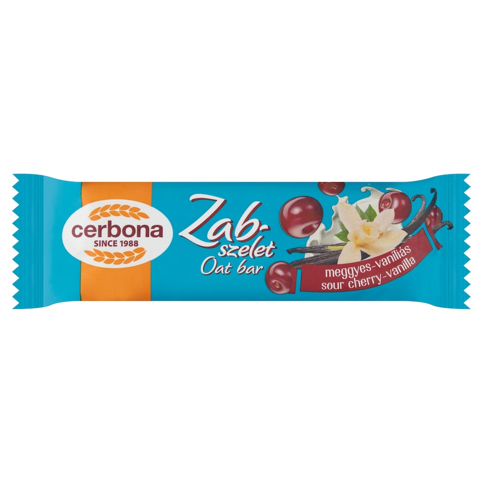 Cerbona Oat Bar with Sour Cherry-Vanilla 40 g