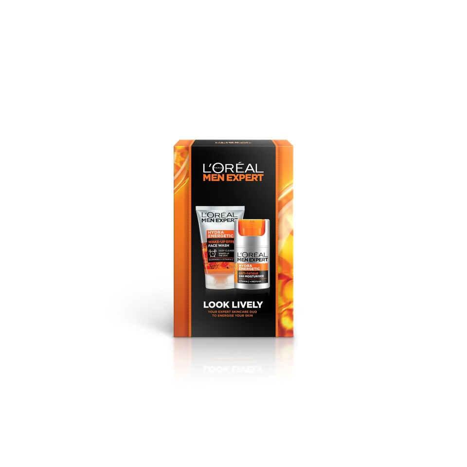 image 1 of L'oreal Paris Men Look Lively Anti Fatigue Duo Set