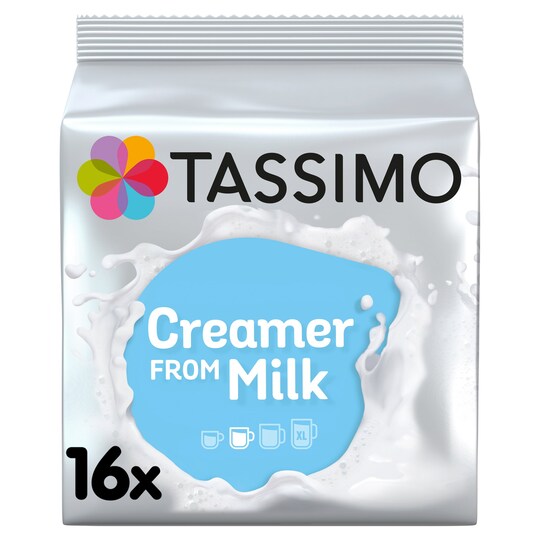 Tassimo Creamer From Milk 16 X 21.5G Pods Tesco Groceries