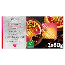 Tesco Finest Zingy Raspberry, Passion Fruit and Pistachio Tarts 160g