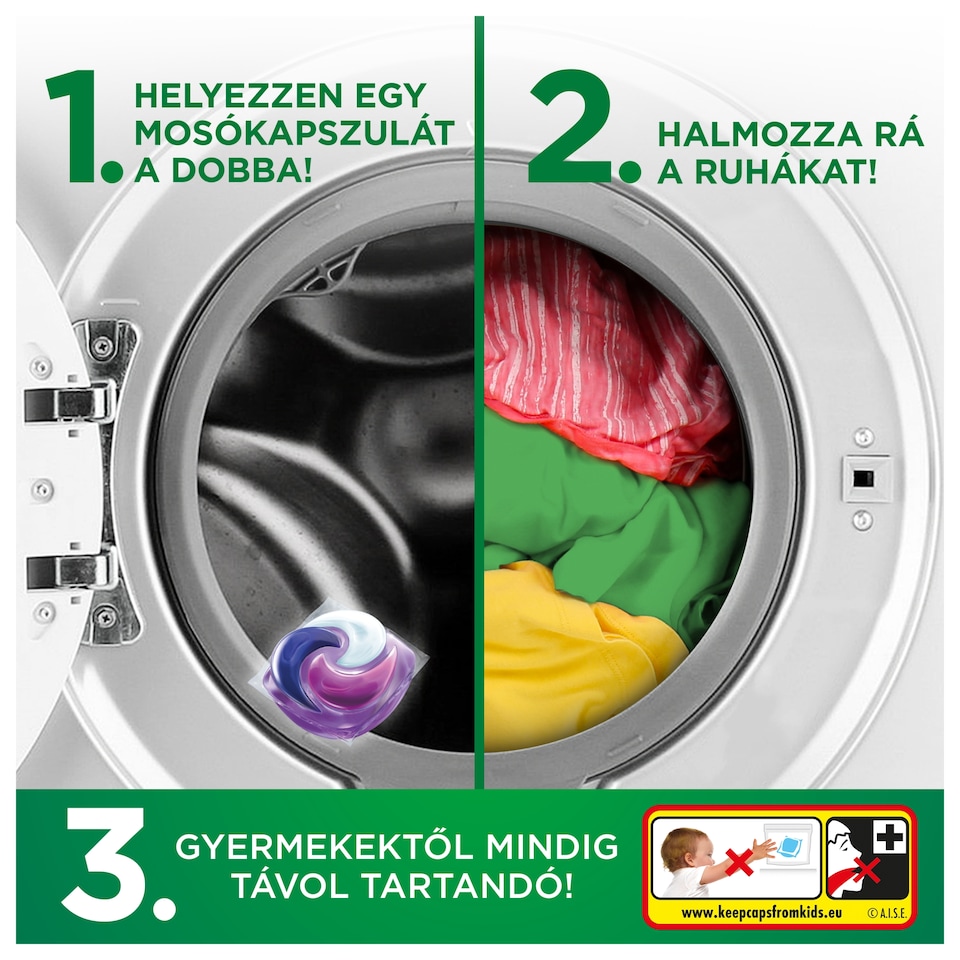 Ariel Allin1 PODS+ Mosókapszula 50 Mosáshoz 1. kép