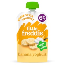 Little Freddie Organic Greek Style Banana Yoghurt 6m+ 100g